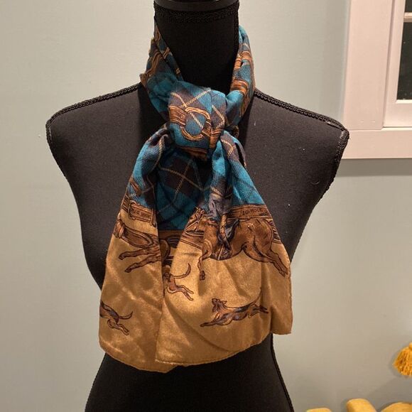 J. G. Hook Vintage Equestrian Scarf - Picture 4 of 5